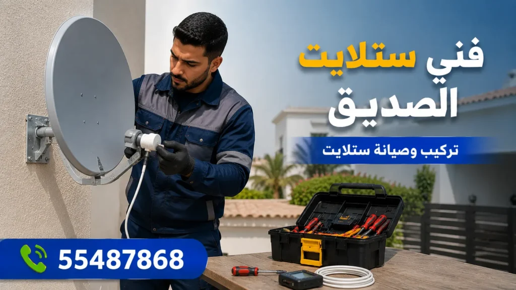 فني ستلايت الصديق